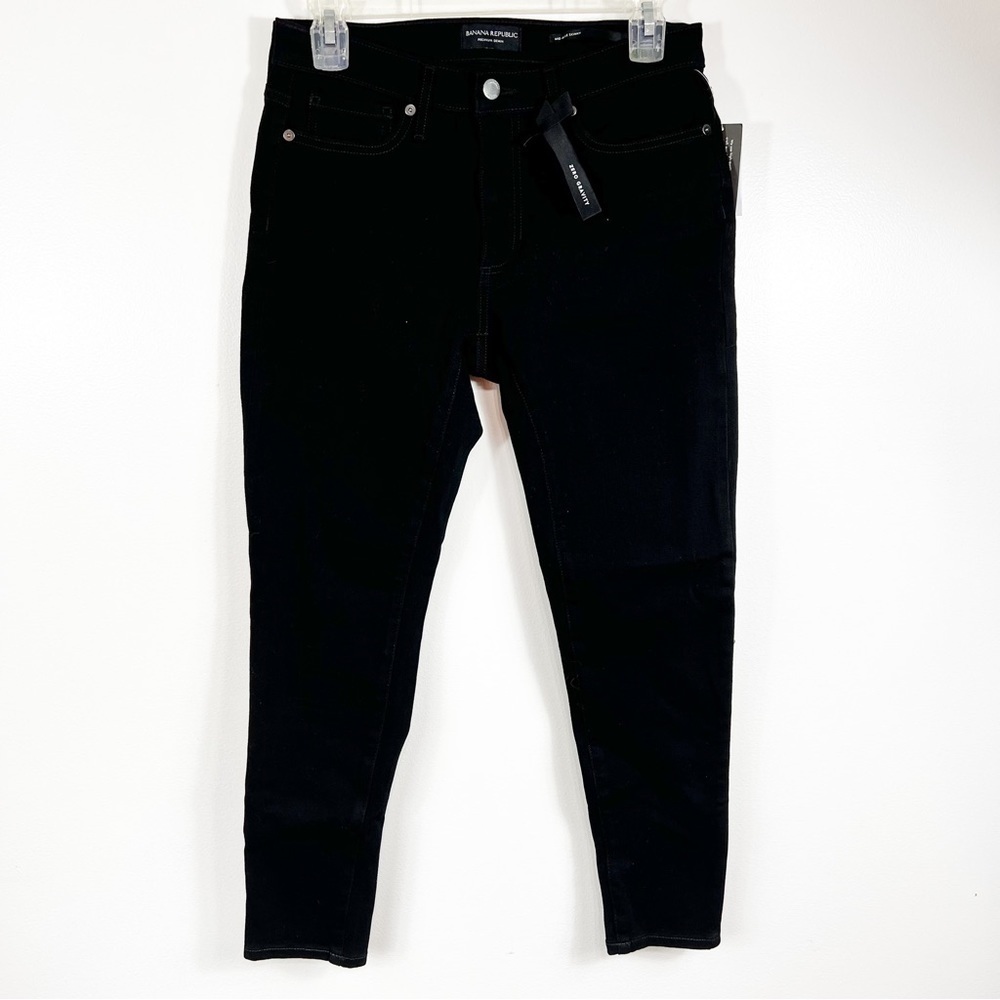 NEW Banana Republic Black Denim Skinny Jeans Size 29S
